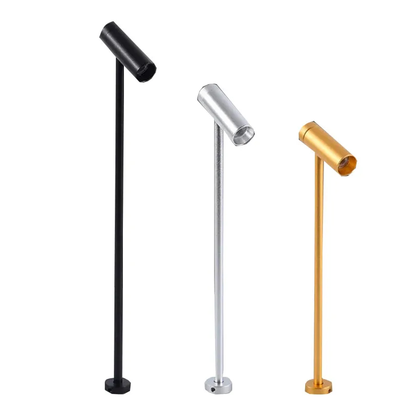 ตู้โชว์ LED ไฟ 3W ปรับสปอตไลท์นิทรรศการ LED Mini 20/30 ซม.ไฟแสดงเครื่องประดับสําหรับ Diamond Store AC85-265V