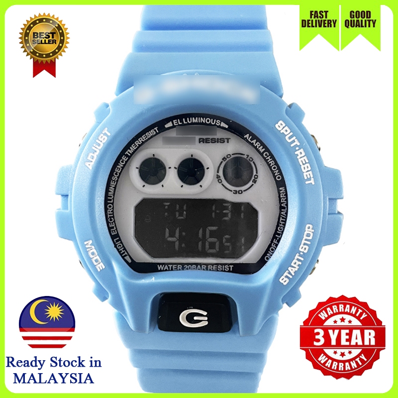 [ Stock] DW6900 Petak Shock GX56BB นาฬิกาดิจิตอลกีฬาผู้ชายนาฬิกาผู้หญิง Jam Tangan Lelaki Perempuan