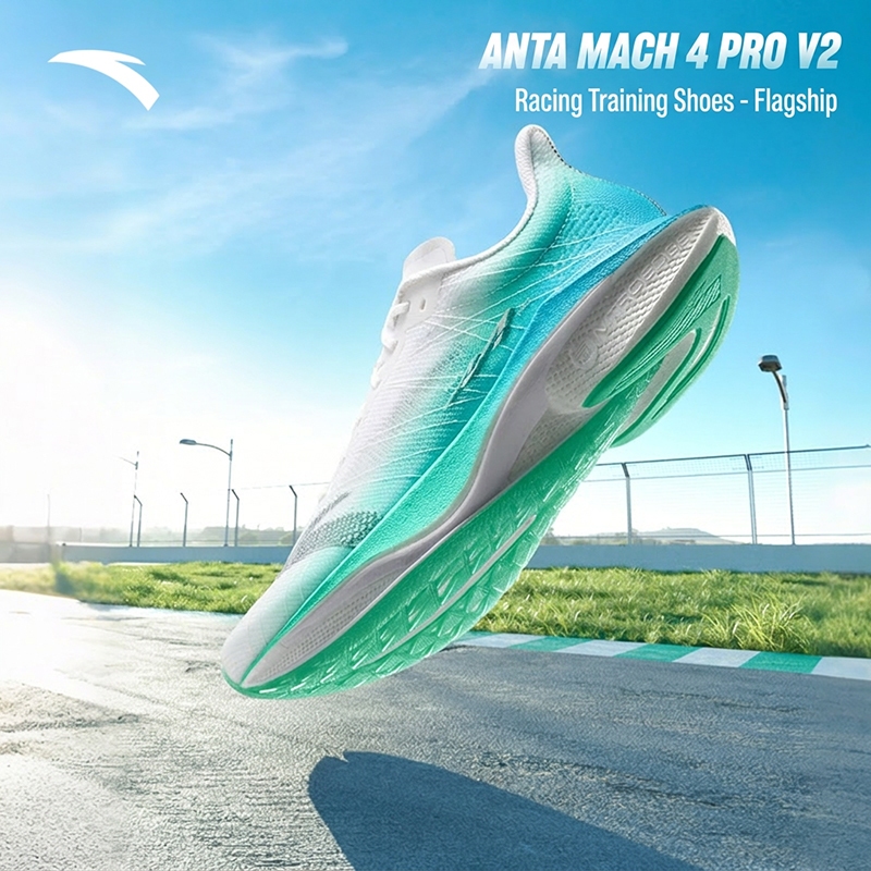 ANTA Men Mach 4 PRO V2 รองเท้าวิ่งรองเท้าแข่งมืออาชีพ 112525584