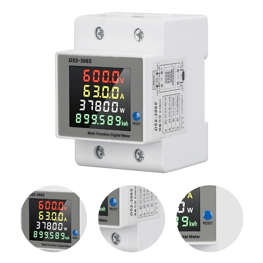 D52-3065 DC เครื่องวัดแรงดันไฟฟ้ามัลติฟังก์ชั่น
