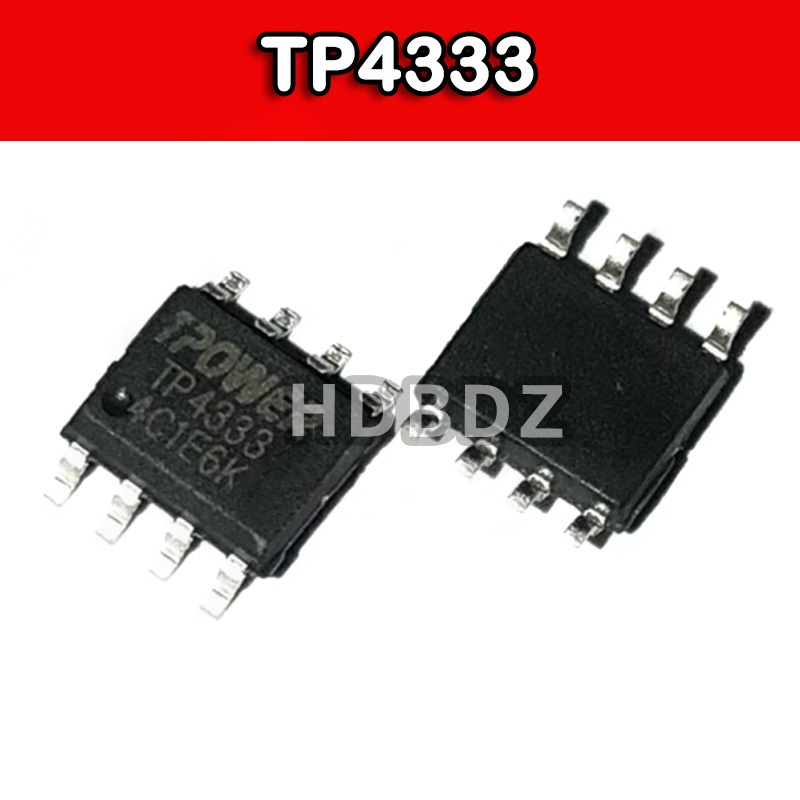 5 ~ 20PCS TP4333 SOP8 4.2V 1A Power Bank Synchronous Booster Chip IC SMD
