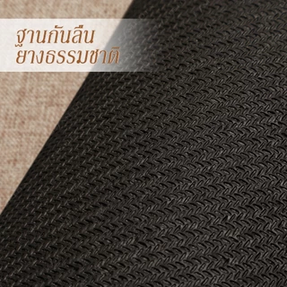 E MEIJIA พรมปูพื้นผ้าลินิน พรมเช็ดเท้า ซับน้ำได้ดี กันลื่น ตกแต่งบ้าน 40x60 50*80