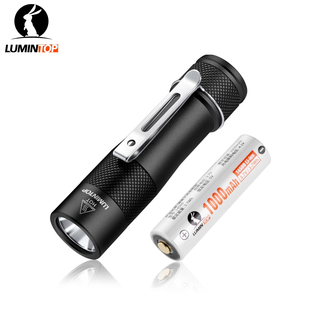 Lumintop FW1AA 14500 ไฟฉาย LED 210 เมตร 800 ลูเมน Anduril 2 ไฟฉาย EDC สีขาวเป็นกลาง 519AT LED