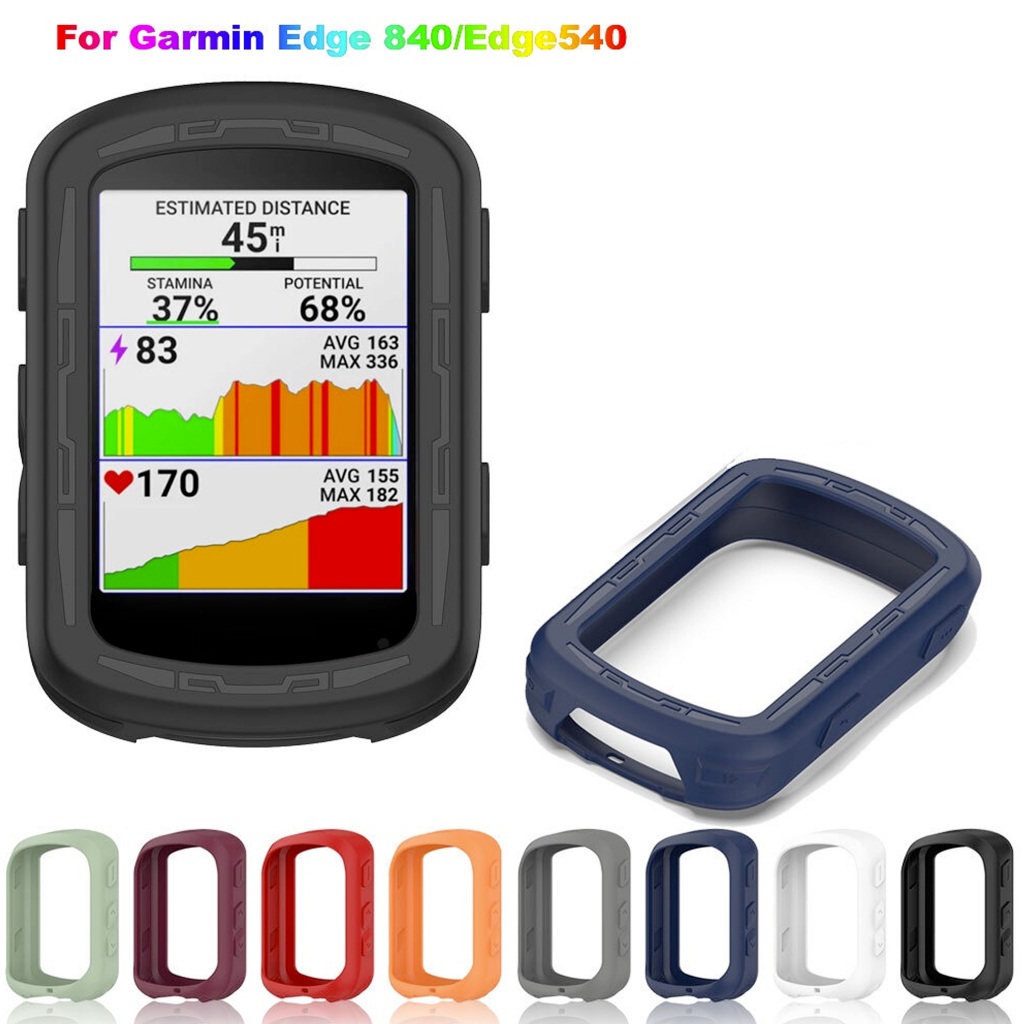 สําหรับ Garmin Edge 840 Protector Cases ฟิล์มฝาครอบป้องกันจักรยานจักรยานเคสซิลิโคนสําหรับ Garmin Edg