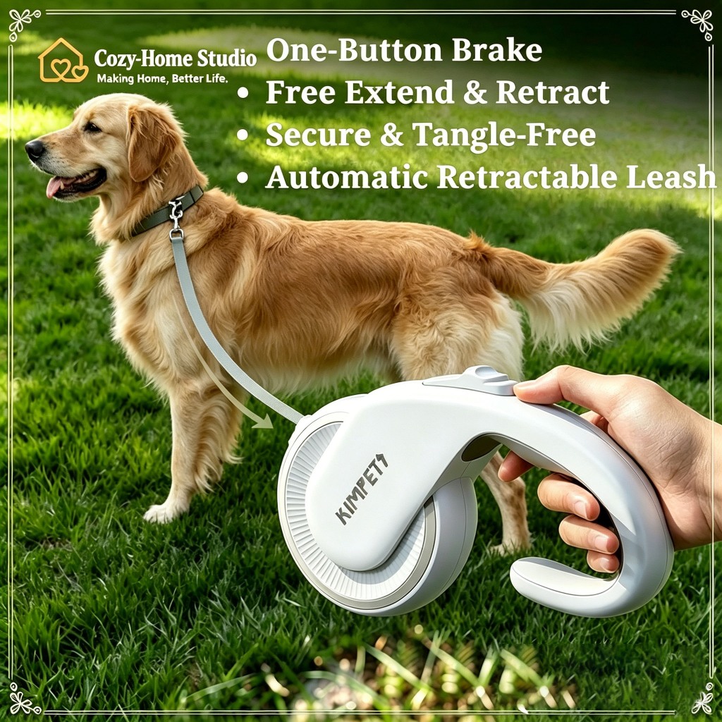 Pet สายจูงแบบพับเก็บได้อัตโนมัติ 3m Cat Dog Harness Adjustable Leash Strap ขยายเชือกเดิน