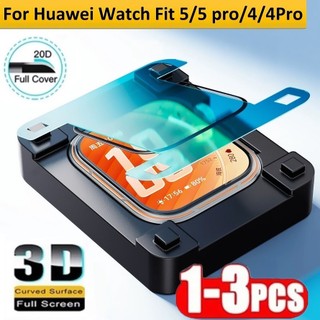 1-3PCS Easy Install Film For Huawei Watch Fit 5 ฟิล์ม Protective ฟิล์ม Huawei watch Fit 5 Pro Screen Protector Huawei Fit 5 ฟิล์ม HD Clear Huawei watch Fit 4 ฟิล์ม Soft Huawei Watch Fit 5 pro ฟิล์ม Protector Anti-scratch Huawei Fit 3 / Huawei Fit 4 ฟิล์ม