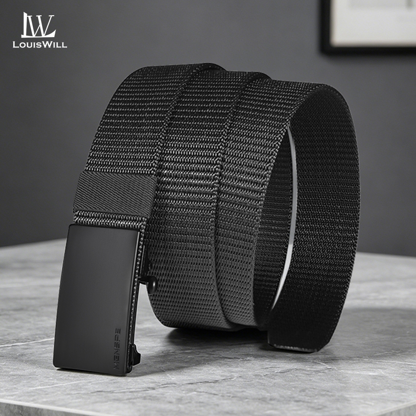 LouisWill حزام نايلون بإبزيم أوتوماتيكي — صورة 3