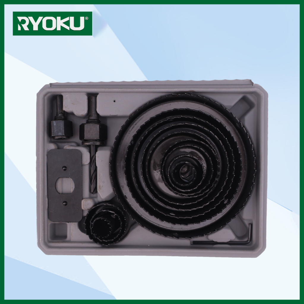 RYOKU เครื่องตัดรูมืออาชีพ 12 ชิ้น