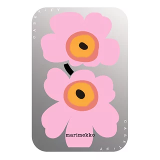 Flower marimekko Co-Branded Magnetic Holder, Card Holder Magnetic Holder, Strap