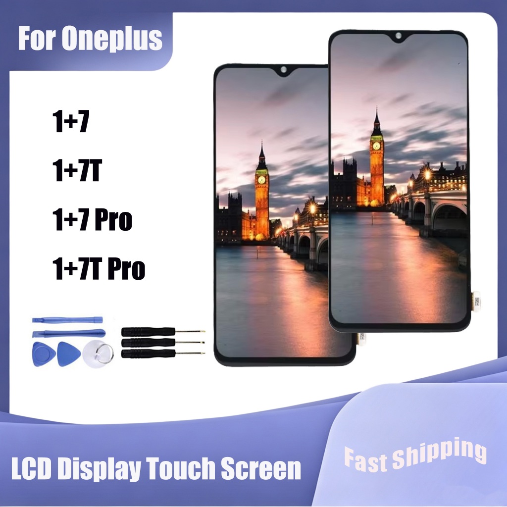 สําหรับ Oneplus 7 7T 7 Pro 7T Pro จอแสดงผล LCD Touch Screen Digitizer Assembly Replacement Parts