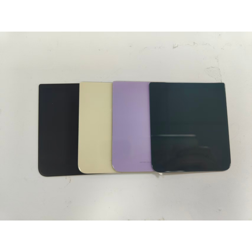 คุณภาพถอดชิ้นส่วนสําหรับ Samsung Galaxy Z Flip 3 F7110 F711U F711B F711N ฝาครอบแบตเตอรี่ด้านหลังประต
