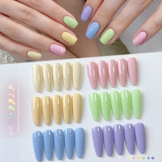 XEIJAYI 15ml - ยาทาเล็บเจลสีชมพูและเขียว ติดทนนาน เหมาะสำหรับทุกฤดูกาล