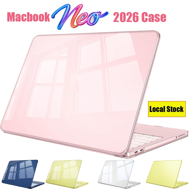 การจัดส่งในวันถัดไป Ultra Thin Matte/Crystal Case สําหรับ Macbook Neo 2026 Pro Air M5 M4 M3 M2 M1 11/12/13/14/15/16 นิ้ว 2010-2015 แล็ปท็อปป้องกันอุปกรณ์เสริม