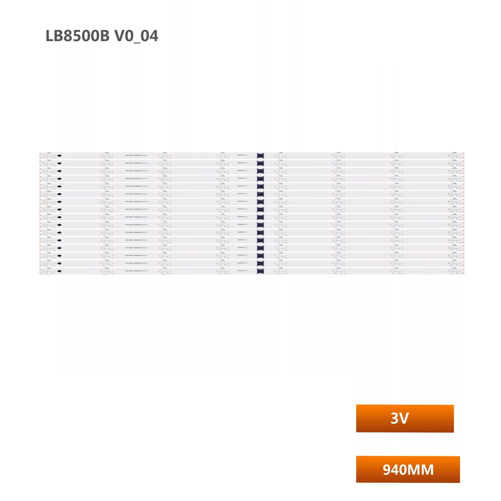16 ชิ้น/เซ็ต Backlight ชุด 85 นิ้วสําหรับ Sony KD-85X80L tv Backlight strip Plug and play