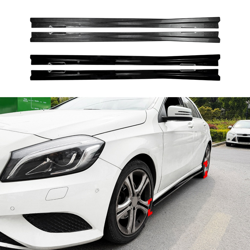 Cho Mercedes Benz A Class W176 hoặc CLA C117 W117 2013‑2018 phiên bản tiêu chuẩn hoặc AMG‑Line thể thao, phụ kiện bên hông, cánh gối bên, tấm Body, bộ chỉnh sửa, phụ tùng và phụ kiện trang trí xe.
