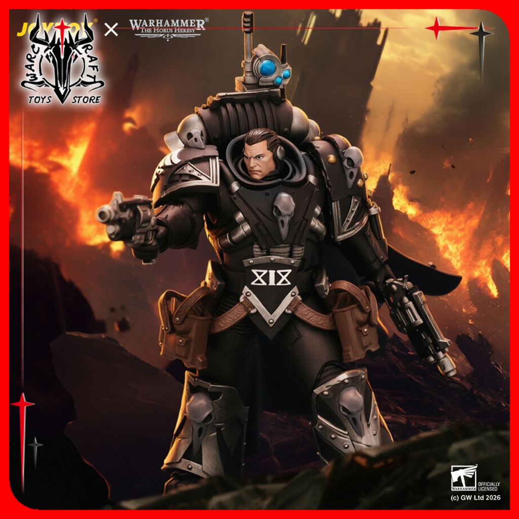 [มีในสต็อก] JOYTOY Warhammer Raven Guard Kaedes Nex, the Blood Crow 1/18 Action Figure