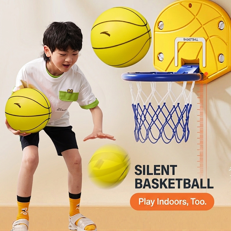 [ขนาด 5] ANTA PU Basketball Silent Ball ลดเสียงรบกวนลื่น Big Kids 7-14 ปี 3825211153