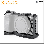 K&F Concept Quick Release Cage สําหรับ Sony A6100/A6300/A6400/A6500 พร้อม 1/4 และ 3/8 รูเกลียว...
