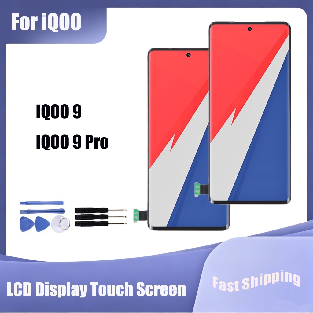 สําหรับ IQOO 9 IQOO 9 Pro จอแสดงผล LCD Touch Screen Digitizer Assembly Replacement Parts