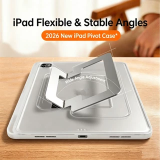 KENKE เคสแท็บเล็ต iPad Fulcrum สําหรับ iPad 2026 Air Pro 11 นิ้ว Pro 13 mini 6/7 iPad 10th gen Case 11th a16 Air 4 5 6 7 8 ฝาครอบ