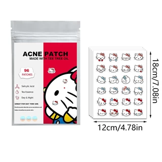KILIG 96 ชิ้น Hello Kitty Cat Repair แผ่นแปะสิวบํารุงผิวหน้า Fade Blemishes Pimple TH