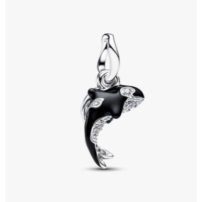 2026 NewS925 Black Orca Pendant / DIY Fashion Minimalist Pendant