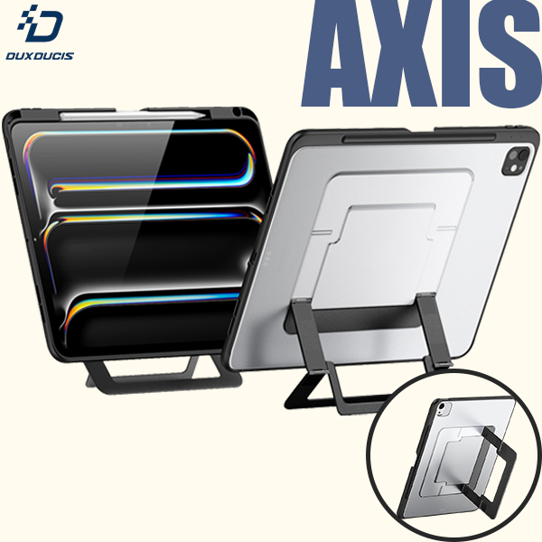 DUX DUCIS AXIS Matte Multi-Functional Stand CaseสําหรับiPad 13 11 Pro 13 11 4 5 Air 10 11 2025 ฝาครอบปรับได้ปลอก