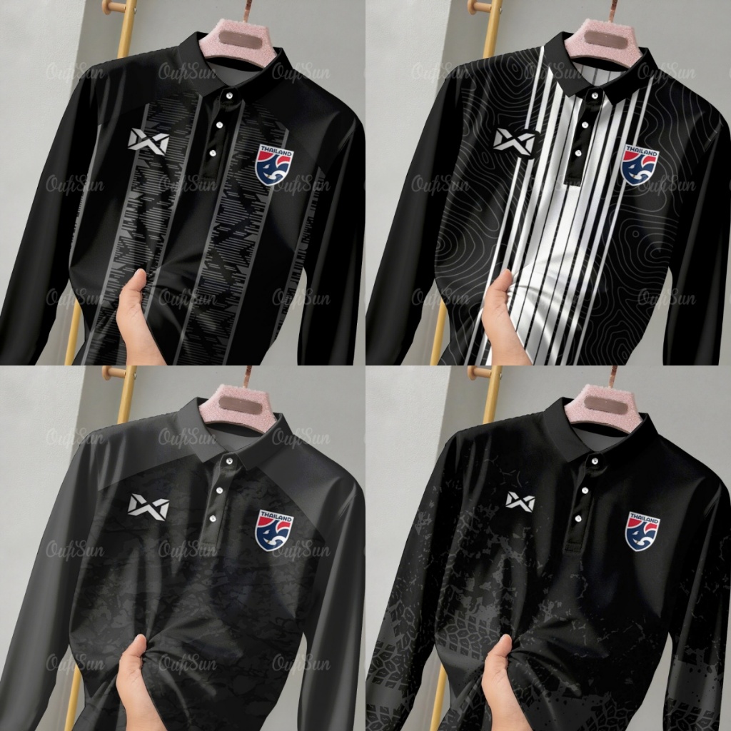 เสื้อโปโลแขนยาว ชาย-หญิง ผลิตในไทย เหมาะสําหรับกีฬากลางแจ้งธุรกิจทุกฤดูกาลและชุดลําลอง
