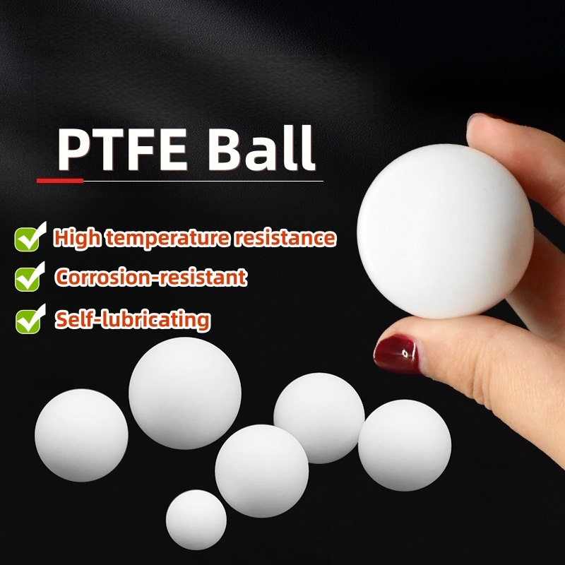 PTFE Ball Solid Polytetrafluoroethylene Ball ไดอะแฟรมปั๊ม Ball Sealing Ball Teflon Ball F4 Ball
