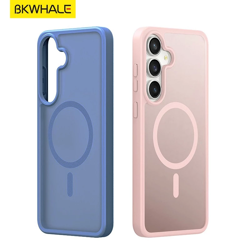 SAMSUNG BKWHALE Magnetic Matteเคสโทรศัพท์สําหรับSamsung Galaxy A57 A37 A17 A07 A56 A36 A26 A16 A06 A55 A35 A25 A15 S25FE S24FE S23FE S25 S24FE S24FE S25 S24FE S24FE S25 S24FE S25 S24FE S25 S24FE S25 S24FE S24FE S25 S24FE S24FE S24FE S25 S24FE S