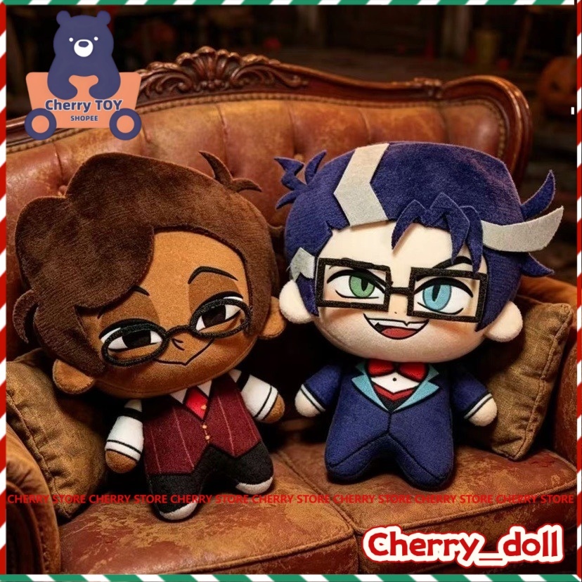 Hazbin Hotel Plush 10 ซม.Vox Alastor Husk Angel ฝุ่นตุ๊กตาตุ๊กตาตุ๊กตาพวงกุญแจ Extremely Evil Boss สินค้าตุ๊กตา Hell Inn Clown ของเล่นของขวัญ