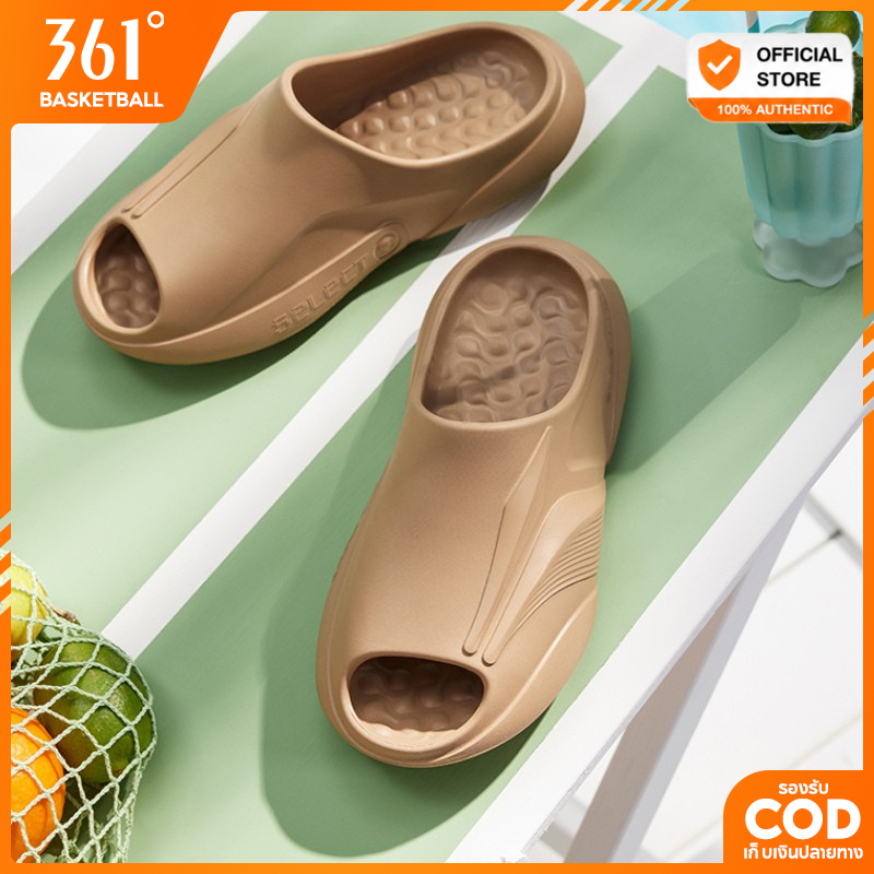 361 Degrees Furious Slipper รองเท้าแตะลำลองสำหรับผู้ชายสำหรับชายหาดและกีฬาบาสเก็ตบอล 672521113