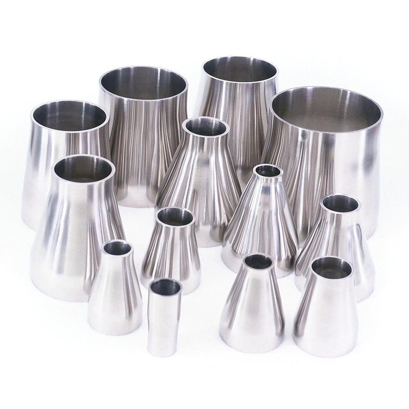 3/4" 1 "1.5 "2" ทีพี316ล เข้มข้นลดสแตนเลสท่ออุปกรณ์ท่อเกรดอาหารท่อลดสุขาภิบาลอุปกรณ์ทนต่อการกัดกร่อน