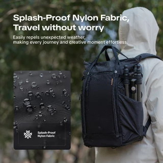 PGYTECH OneGo Roamer Tote Backpack 18L/25L Versatile Dual-Mode Camera & Daily Commute Pack with Airfoam Breathable Back System, Dual-Side Quick Access, and Water-Resistant