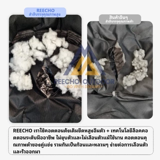 【REECHO OUTDOOR】เก้าอี้แคมป์ปิ้ง เก้าอี้แคมป์ปิ้ง เก้าอี้งีบหลับ พับ โซฟา บีนแบ็ก ทรงอ้วนหลังสูง90 ซม
