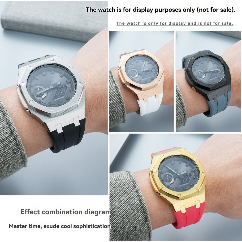 เหมาะสําหรับ Casio GM2100 GBM-2100 GA2100 GA-B2100 Farm Oak สายนาฬิกากรณี