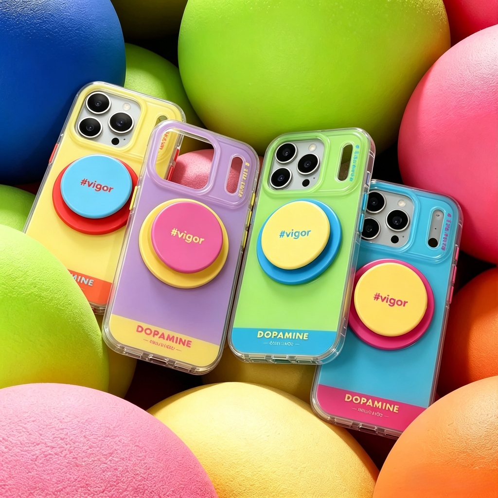 【Summer Dopamine/Matte IMD hard case/Green】เคส compatible for iPhone 13 14 15 16 17 pro max case