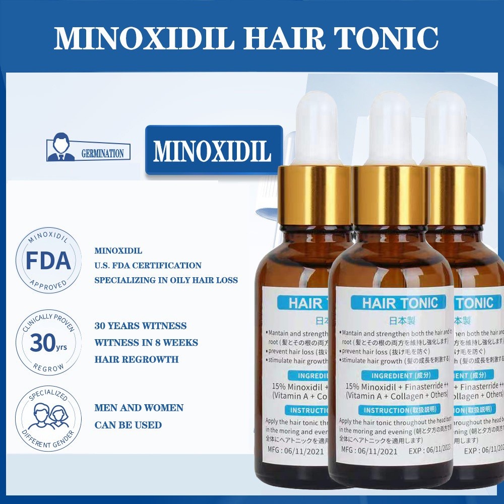 Advanced Scalp Revitalizing Essence -FDA-Based Hair Regrowth Solution สําหรับผมบาง - สูตรไม่เหนียวเหนอะหนะ ซึมซาบเร็วสําหรับ Denser Locks