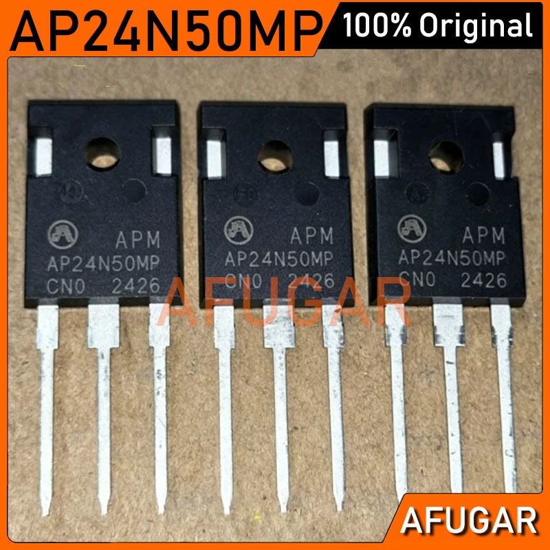 5 ชิ้น Original AP24N50MP TO-247 500V/24A 280mΩ 34W N ช่อง ทรานซิสเตอร์ภาคสนาม-เอฟเฟกต์
