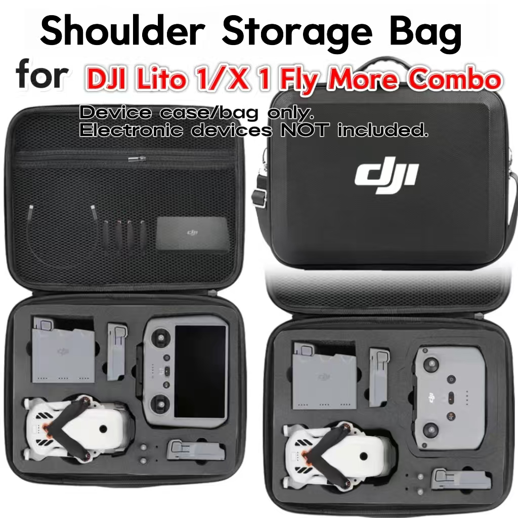 กระเป๋าเก็บอเนกประสงค์สำหรับ DJI Lito 1/X1 Fly More Combo ทนทานกันรอย กันน้ำกระเซ็น