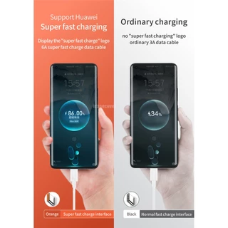 66W 6A Type-C Data Cable Fast Charging Cord USB C Type C Charge Cord for Smartphone