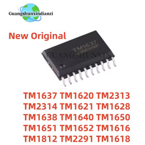 5PCS ใหม่ Original TM1637 TM1620 TM2313 TM2314 TM1621 TM1628 TM1638 TM1640 TM1650 TM1651 TM1652 TM16