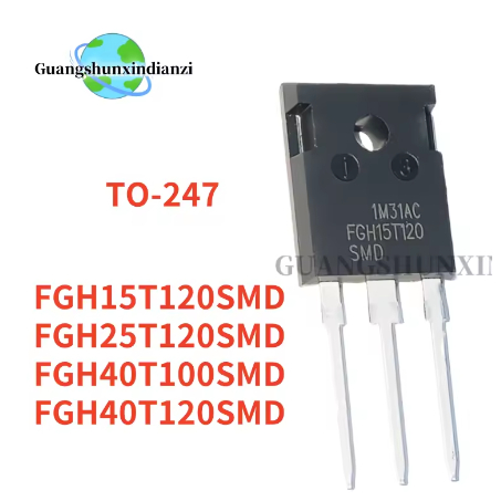5 ชิ้น/ 100%/ใหม่ FGH15T120SMD TO-247 15T120SMD FGH25T120SMD 25T120SMD FGH40T100SMD 40T100SMD FGH40T
