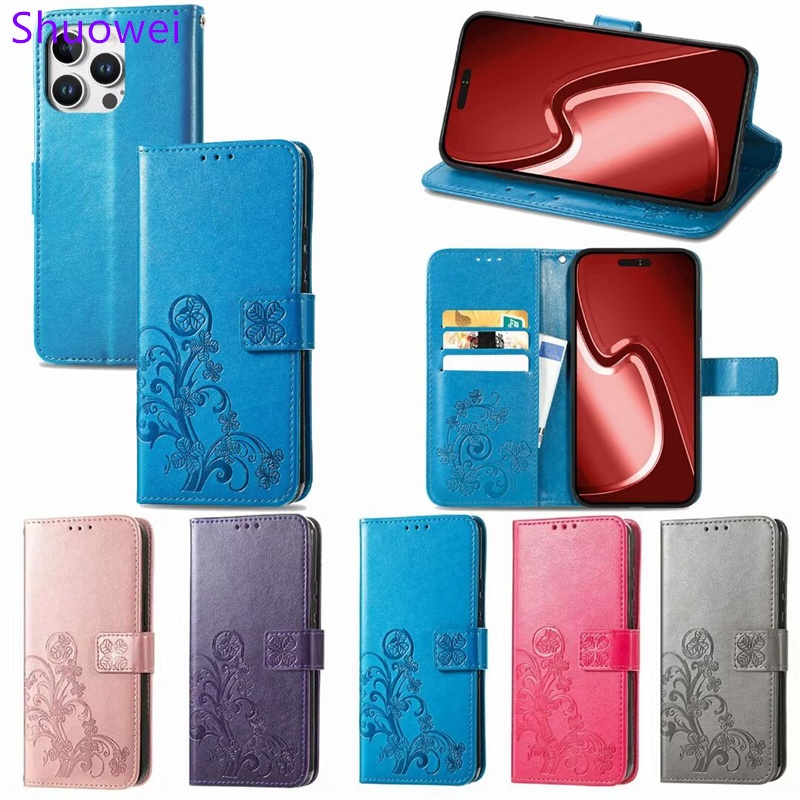 สําหรับ FAirphone 5 6 Flip Wallet Case Leather Cover Drop Protection With Card Holder Stand Soft Sil
