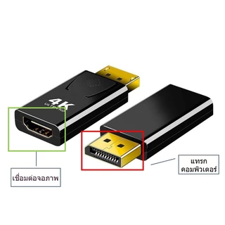 Ycore-DP เป็นอะแดปเตอร์ HDMI Displayport to hdmi 4K60hz HD Video Adapter Converter DP ชายกับ HDMI หญิงอะแดปเตอร์ 4K HD Audio การซิงโครไนซ์วิดีโอคอมพิวเตอร์ไปยังจอแสดงผลทีวีหน้าจอโปรเจคเตอร์แปลง