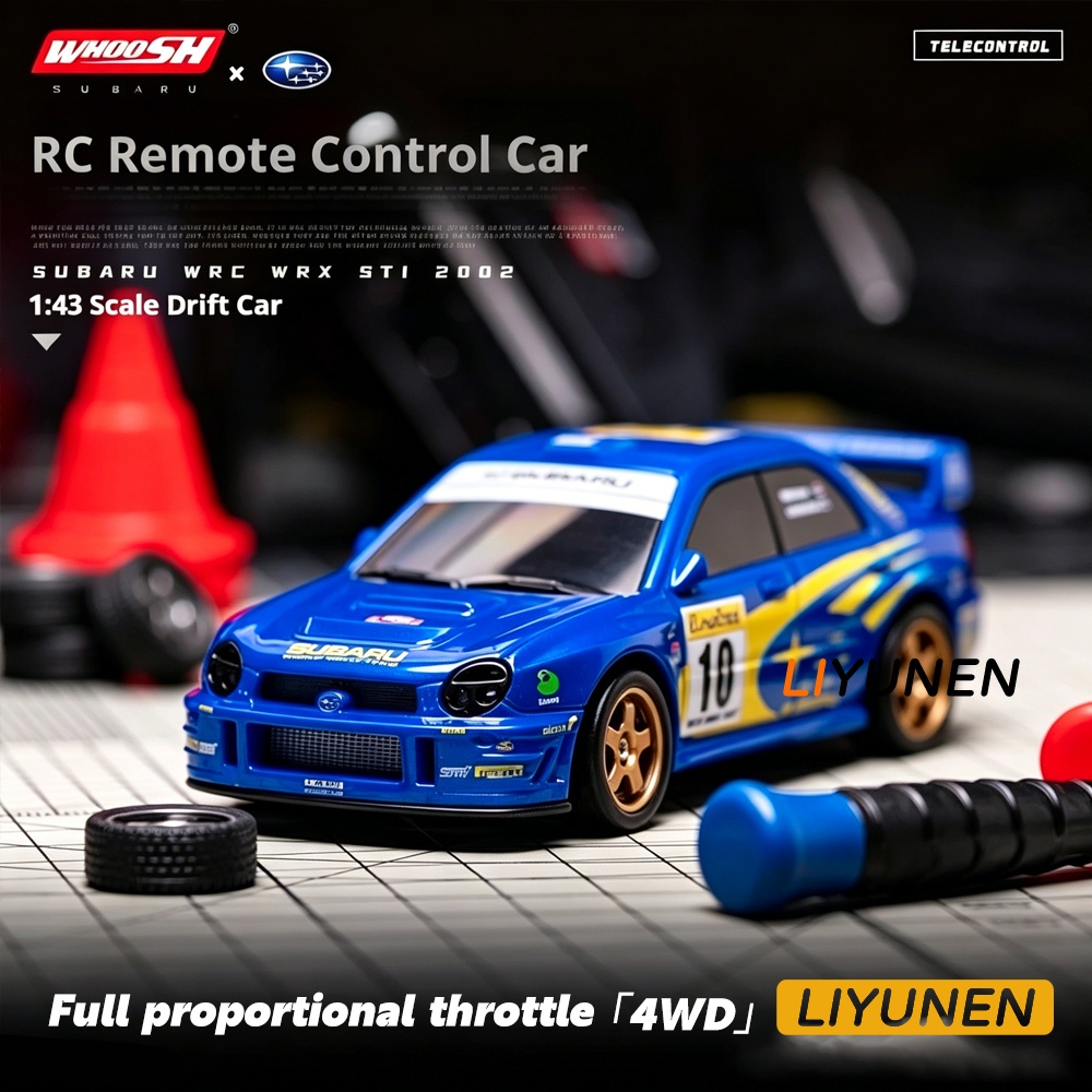 1/43 Mini 4wd RC Drift รถ RX7 Subaru รุ่นเดสก์ท็อป 2.4G รีโมทคอนโทรล Racing ตารางตกแต่ง JDM ยุงรถเด็กของขวัญ
