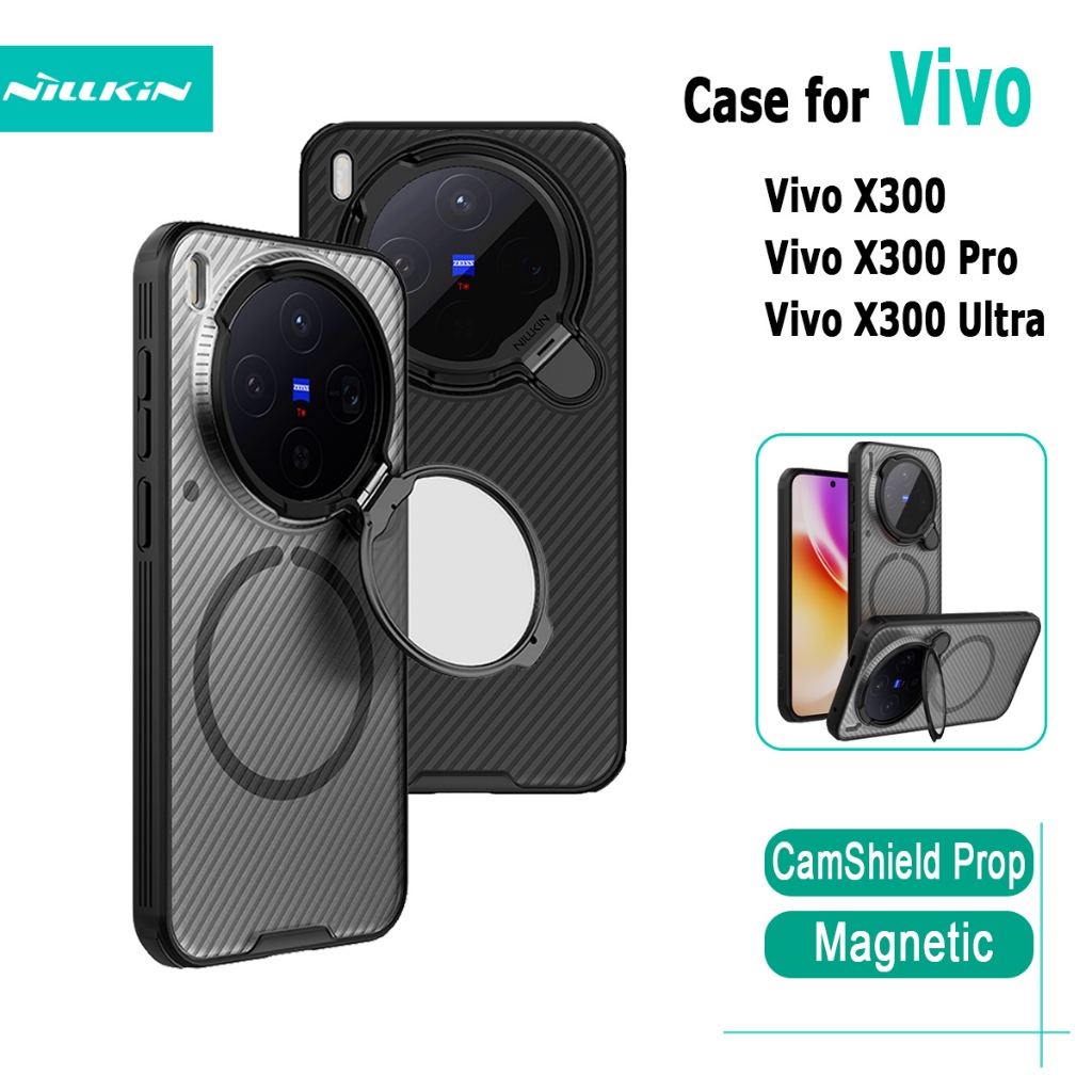 สําหรับ Vivo X300 Pro เคสโทรศัพท์ Nillkin CamShield Prop Vivo X300 Ultra เคสแม่เหล็กเลนส์ฝาครอบฝาครอบป้องกัน