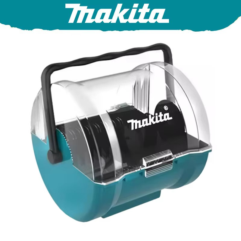 Makita D-63862  แผ่นเจียรแบบพกพาทนทานกล่องเก็บเครื่องมือสําหรับเครื่องบดมุมใบเลื่อย