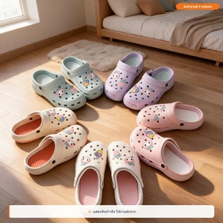 ซานริโอ Sanrio รองเท้าแตะ EVA กันลื่น น่ารัก พื้นหนา สบาย เบา มายเมโลดี้ รองเท้าแตะผู้หญิง