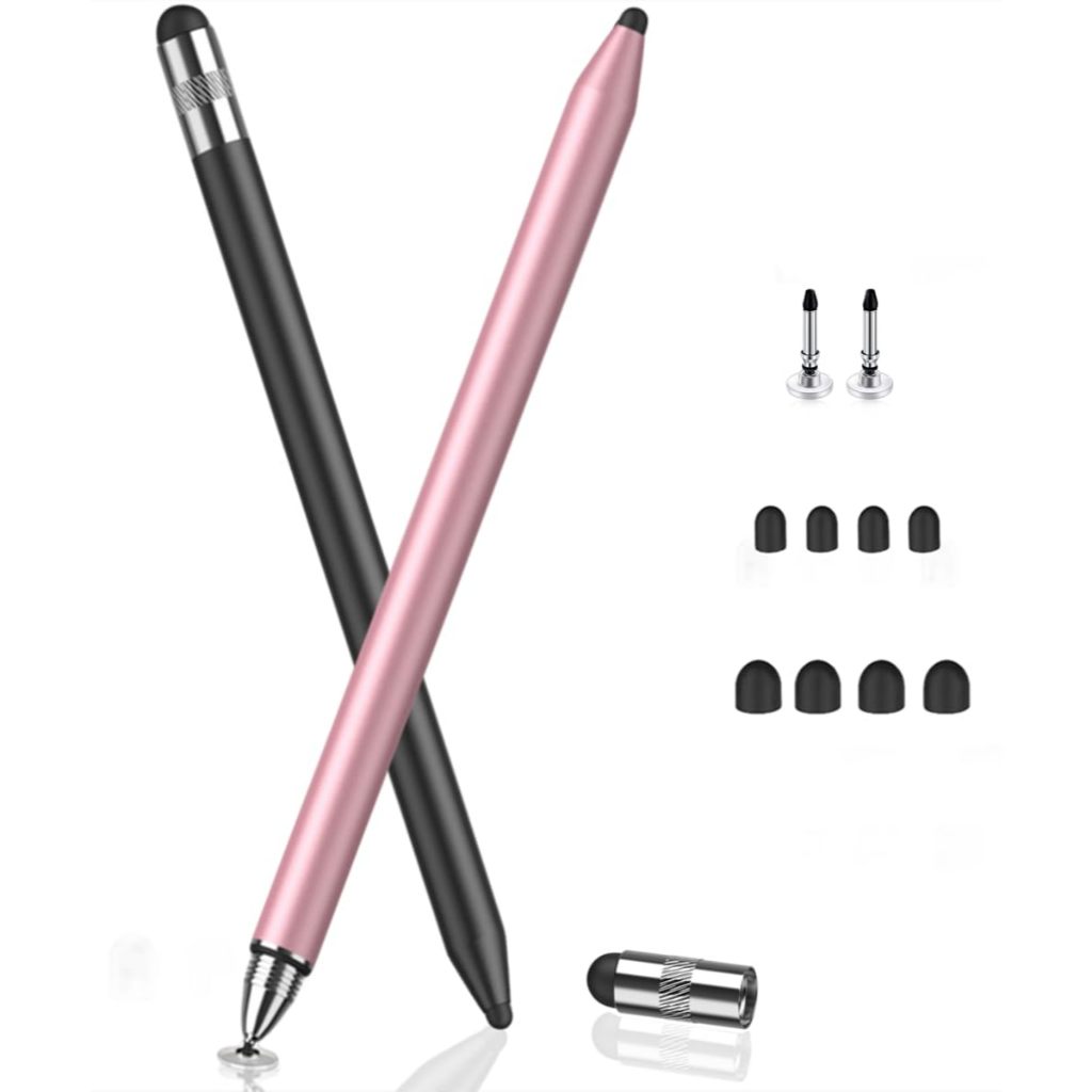 NEOMIXX 3 in 1 ปากกาสไตลัสสําหรับหน้าจอสัมผัส, ความไวสูงและแม่นยํา Capacitive Stylus สําหรับ Apple iPad แท็บเล็ต iPhone Samsung Galaxy All Universal Touchscreen อุปกรณ์